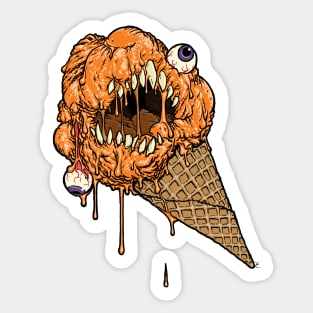 Eye Scream: Orange Sherbet Sticker